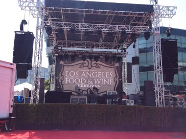 Los Angeles Food & Wine Stage Banner